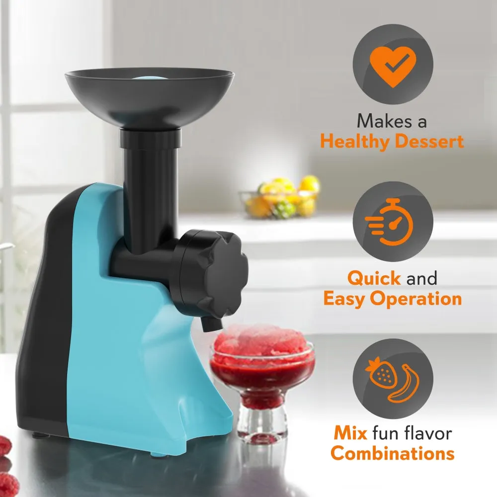 Nutrichef sorbetière électrique 150W bleue fruits congelés