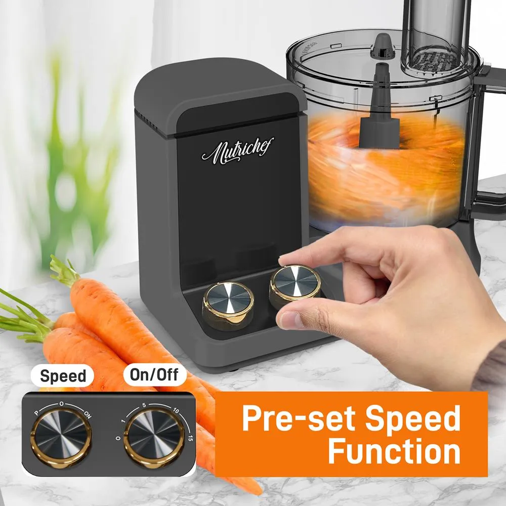 Nutrichef NCFPG9 robot cuisine multifonction 2 L