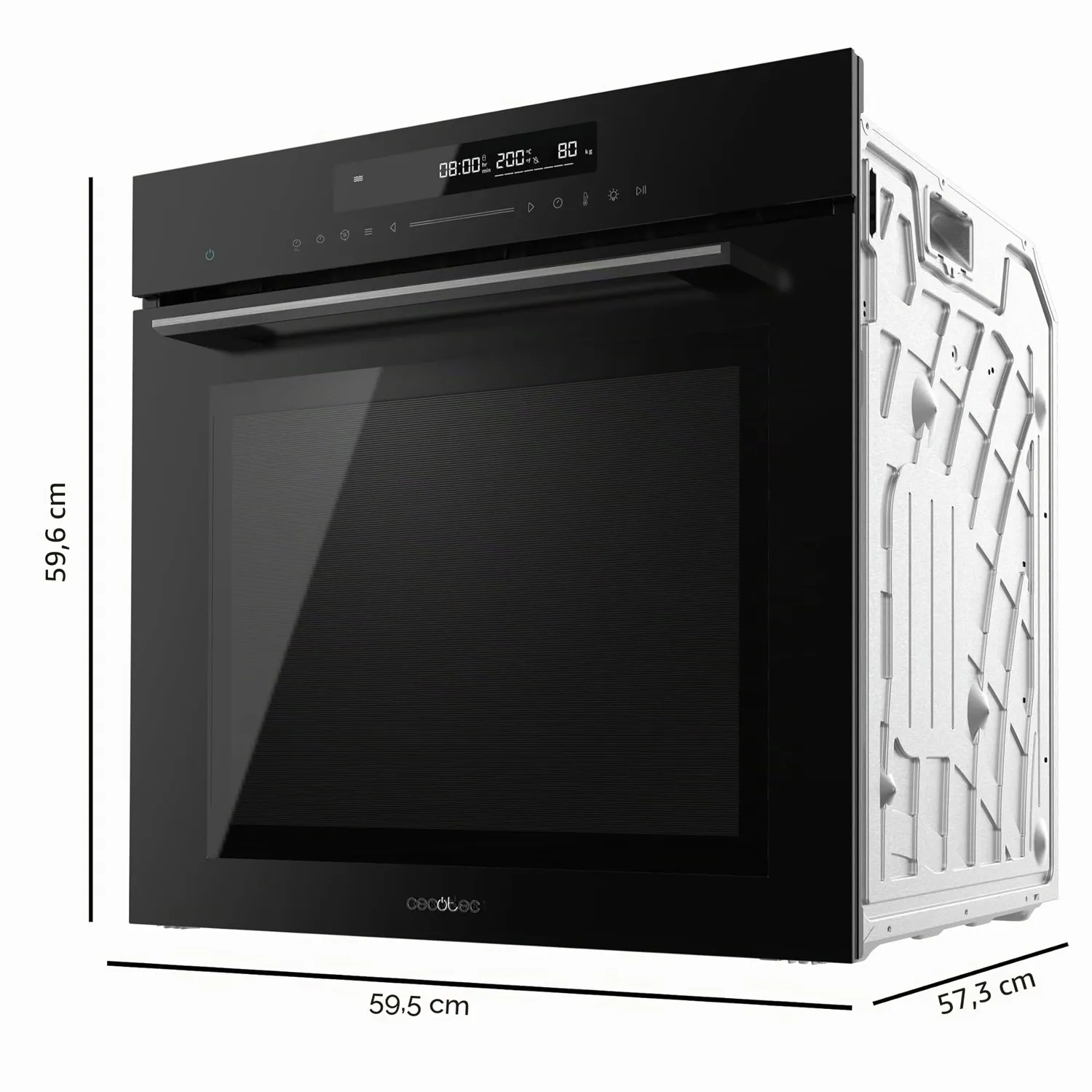 Cecotec Bolero Hexa SM406000 four encastrable 60cm noir