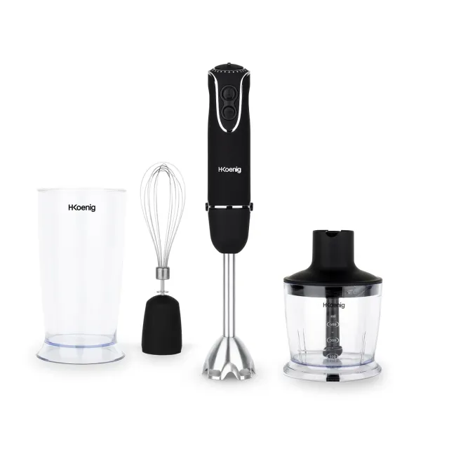 H.Koenig MIX75 mixeur plongeant 3 en 1 inox 850 W