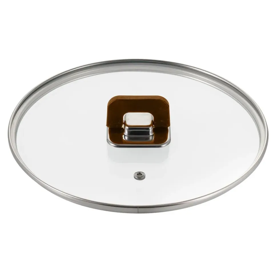 Nutrichef couvercle verre 24 cm pour cocotte 5 QT
