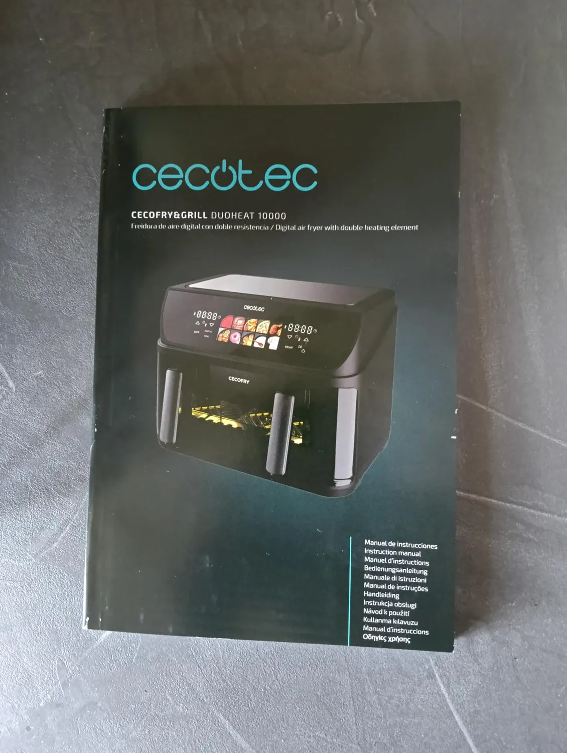 Cecotec Cecofry Grill Duoheat 10000 friteuse grill 10L noir