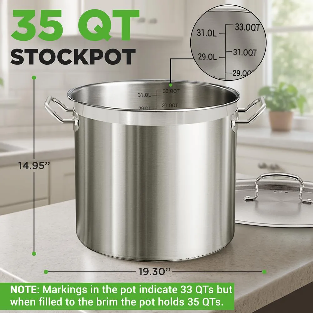 Nutrichef marmite inox 35 Qt induction grand volume