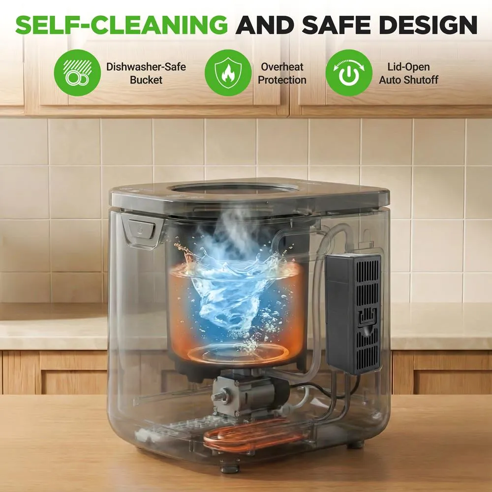 Nutrichef composteur électrique 4 L gris autonettoyant