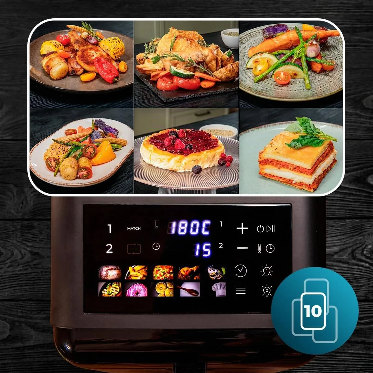 Cecotec Cecofry DuoLevel 12000 friteuse air 12 L 2x6 L
