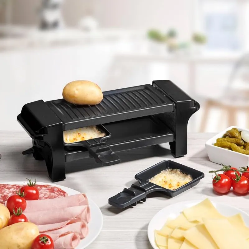 Kitchencook Rc Rigi Black appareil à raclette 2 personnes 350 W