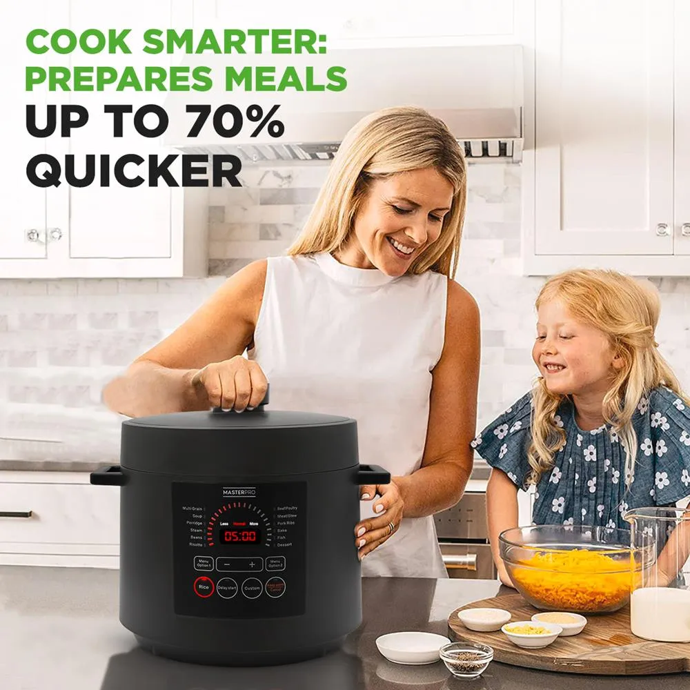 Nutrichef Autocuiseur Électrique 6 QT Inox 1000 W