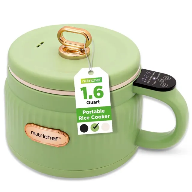 Nutrichef NC12BGREEN cuiseur à riz vert 1,6 L