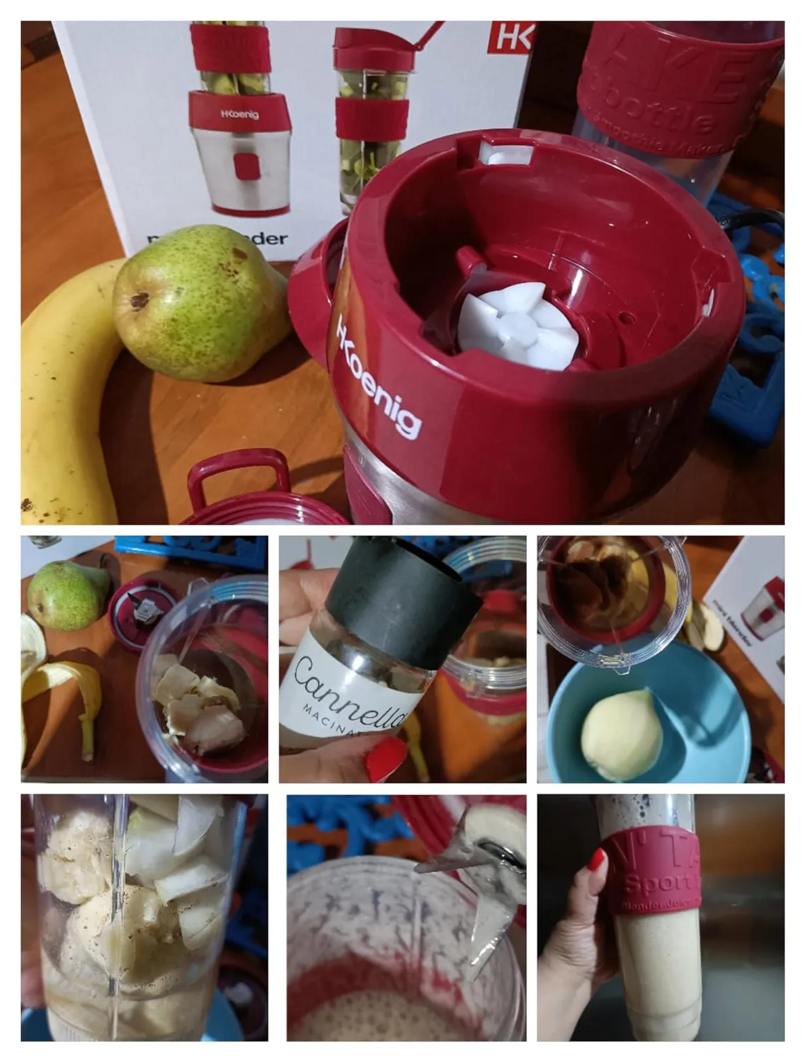 H.Koenig SMOO9 blender smoothie noir 570 ml