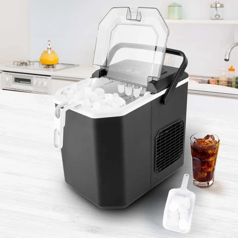 Kitchencook Cubeo machine à glaçons noire 12 kg/24h