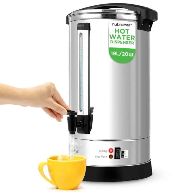 Nutrichef distributeur eau chaude inox 19 L 1100 W