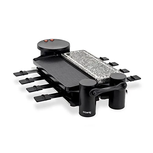 H.Koenig RP360 appareil à raclette 8 personnes rotatif