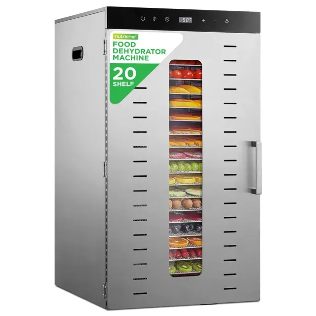Nutrichef NCFD2SHELF déshydrateur 20 plateaux inox