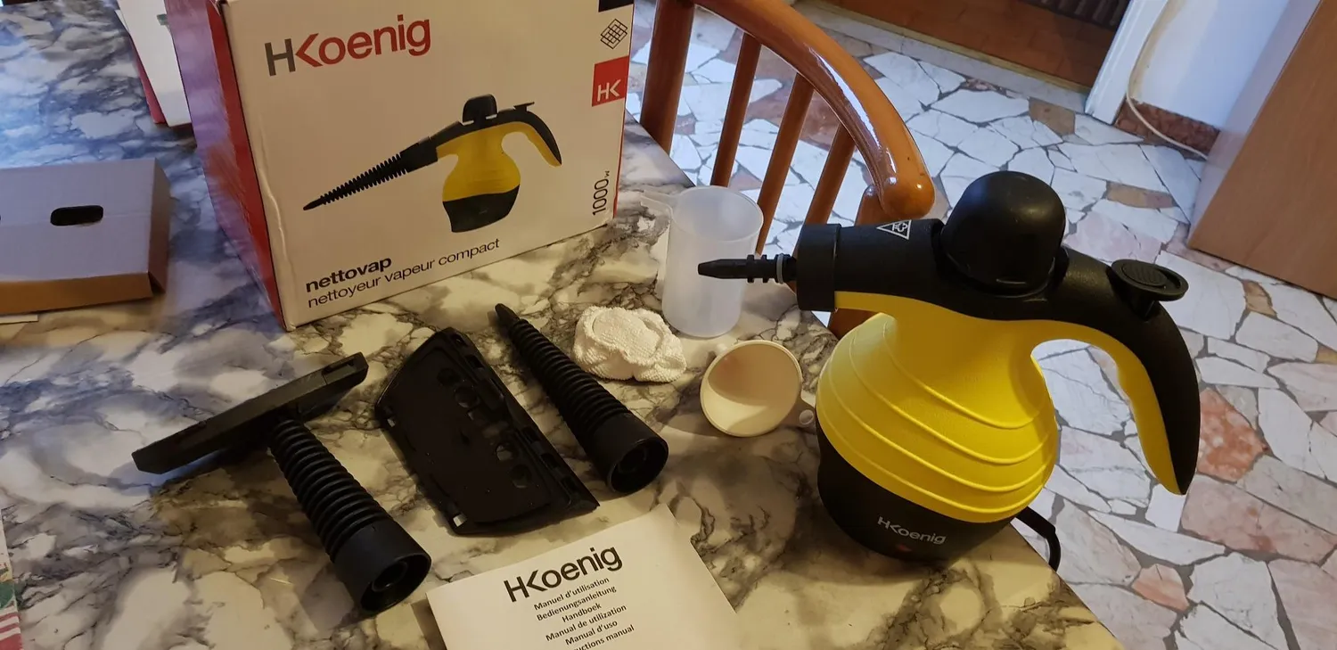 H.Koenig NV60 nettoyeur vapeur à main 250 ml 4 bars