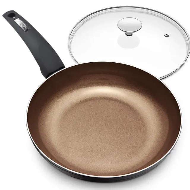Nutrichef Poêle 20 cm Antiadhésive Striée Induction
