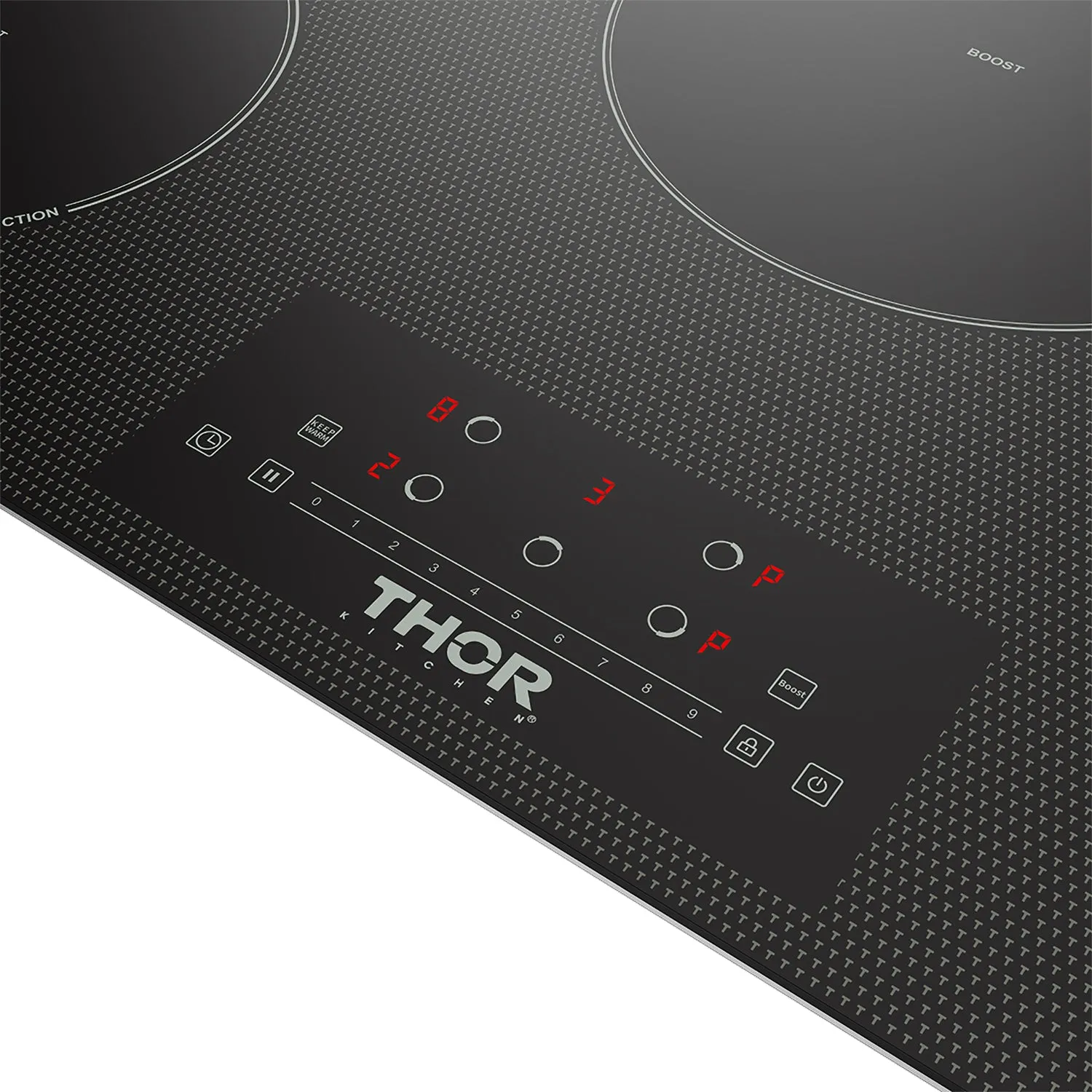 Thor Plaque Induction 36 Pouces Noire 5 Foyers Tactile