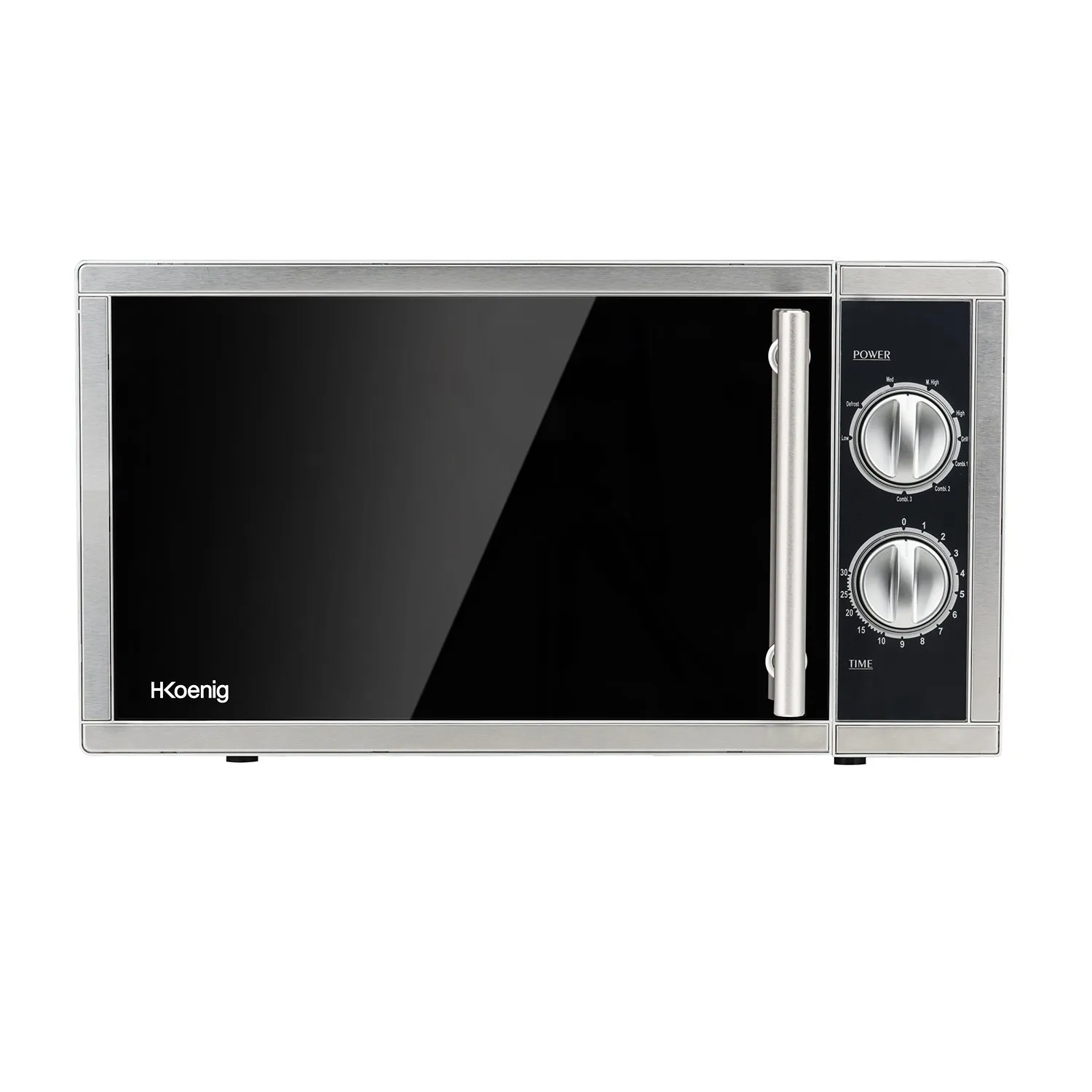 H.Koenig VIO2 micro-ondes compact 20L 700W noir miroir