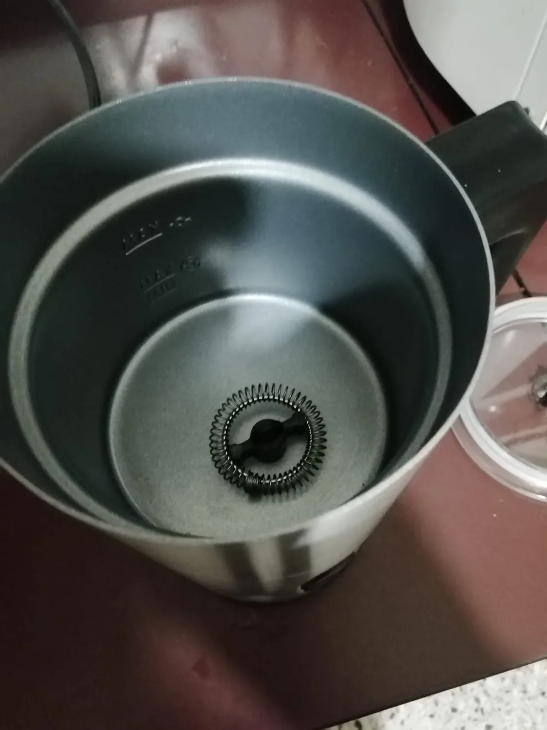 H.Koenig MLK8 mousseur à lait 0,24L inox chaud froid