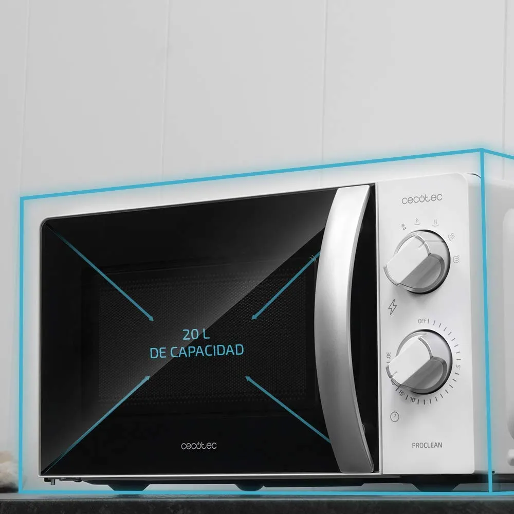 Cecotec ProClean 2010 micro-ondes 20L 700W sans grill