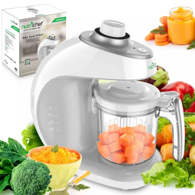 Nutrichef Robot bébé cuiseur mixeur 300 ml