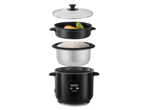 KitchenCook Japan X cuiseur riz 1,8L vapeur noir