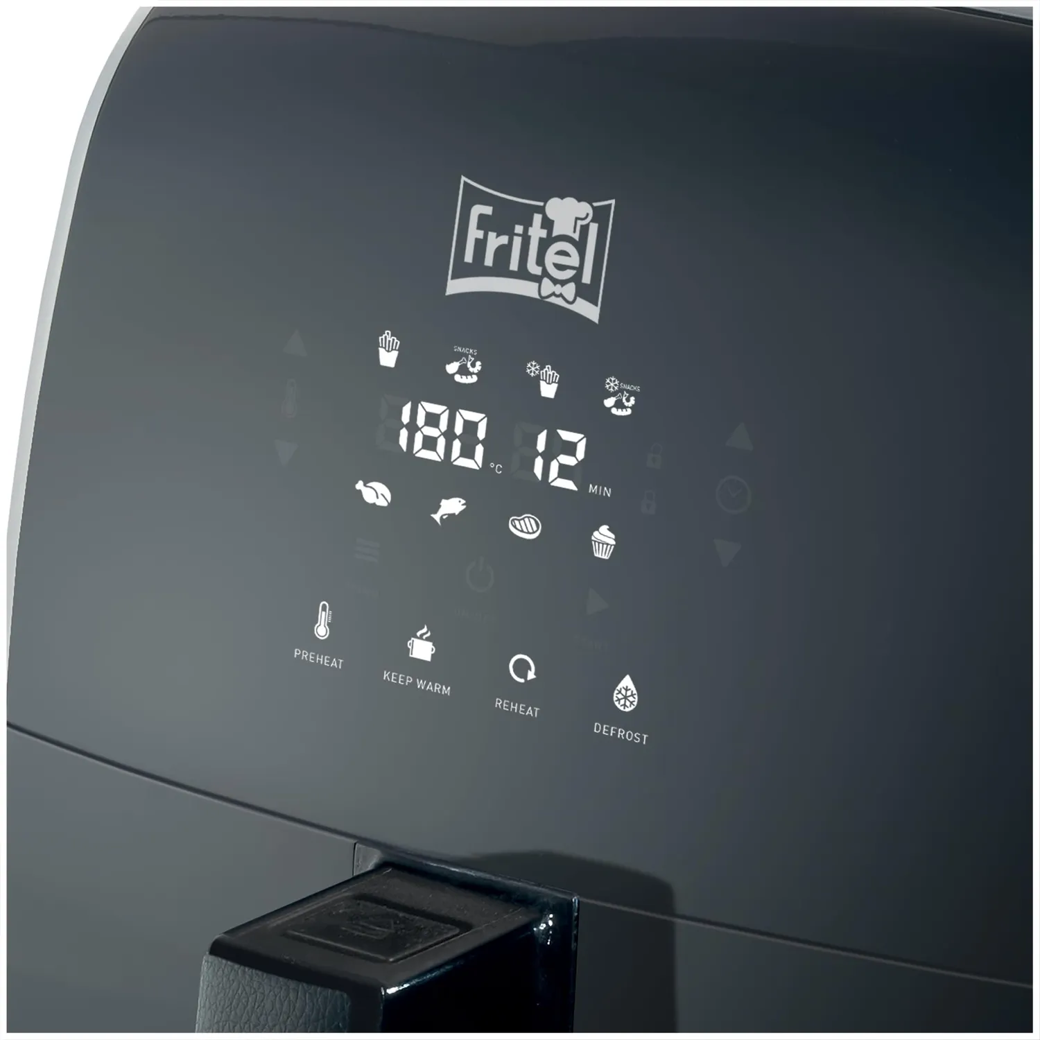 Fritel 5804 friteuse air 3,2 L compacte 8 programmes