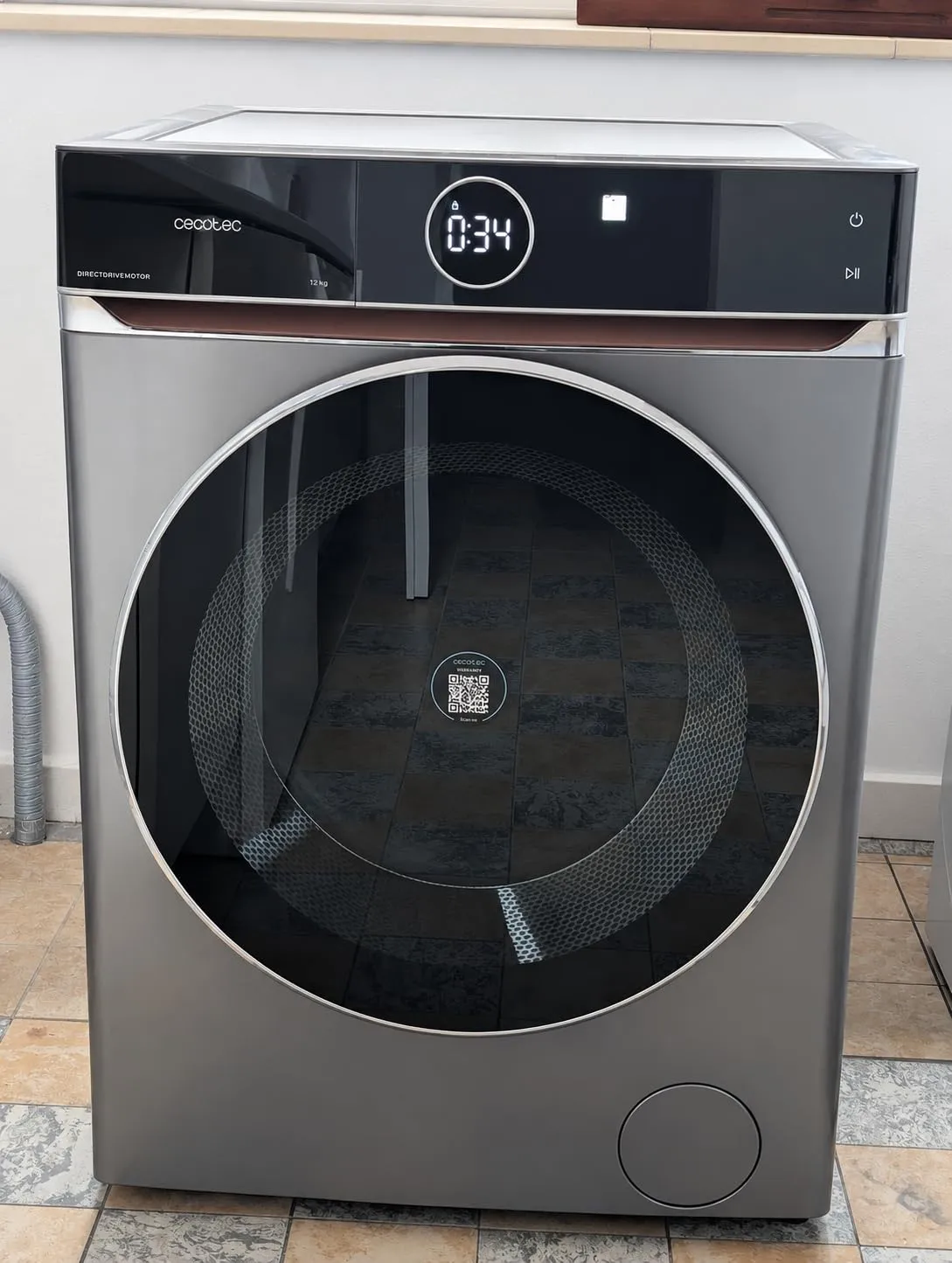 Cecotec Bolero DressCode 12980 lave-linge 12 kg acier