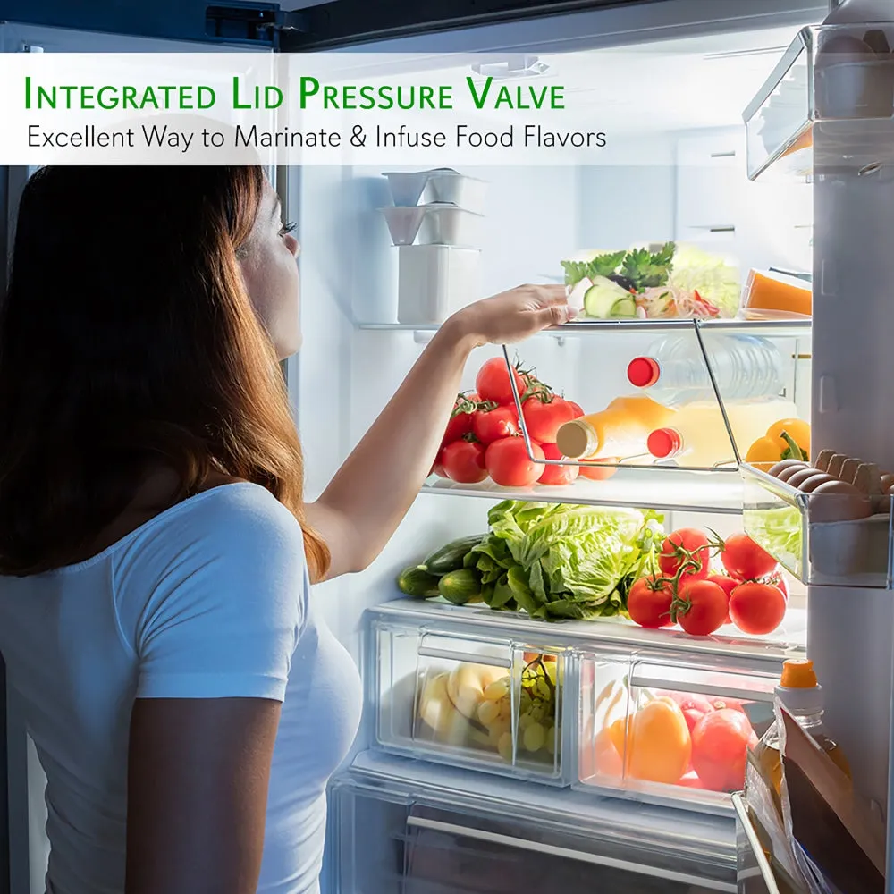 Nutrichef Boîte Sous Vide 1 L Conservation Hermétique