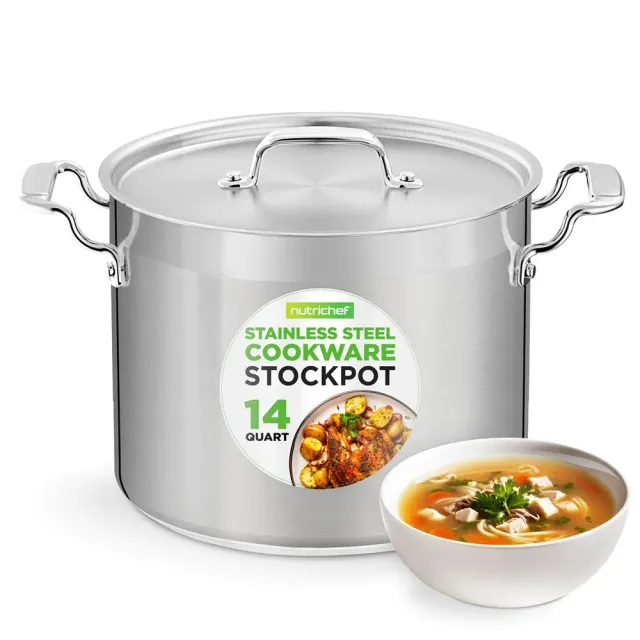 Nutrichef NCSPT14Q faitout inox 14 QT induction