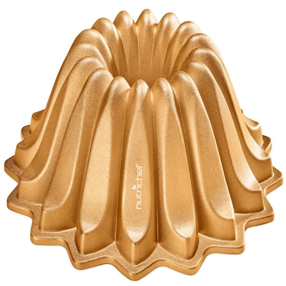 Nutrichef moule à gâteau antiadhésif 9 pouces cannelé