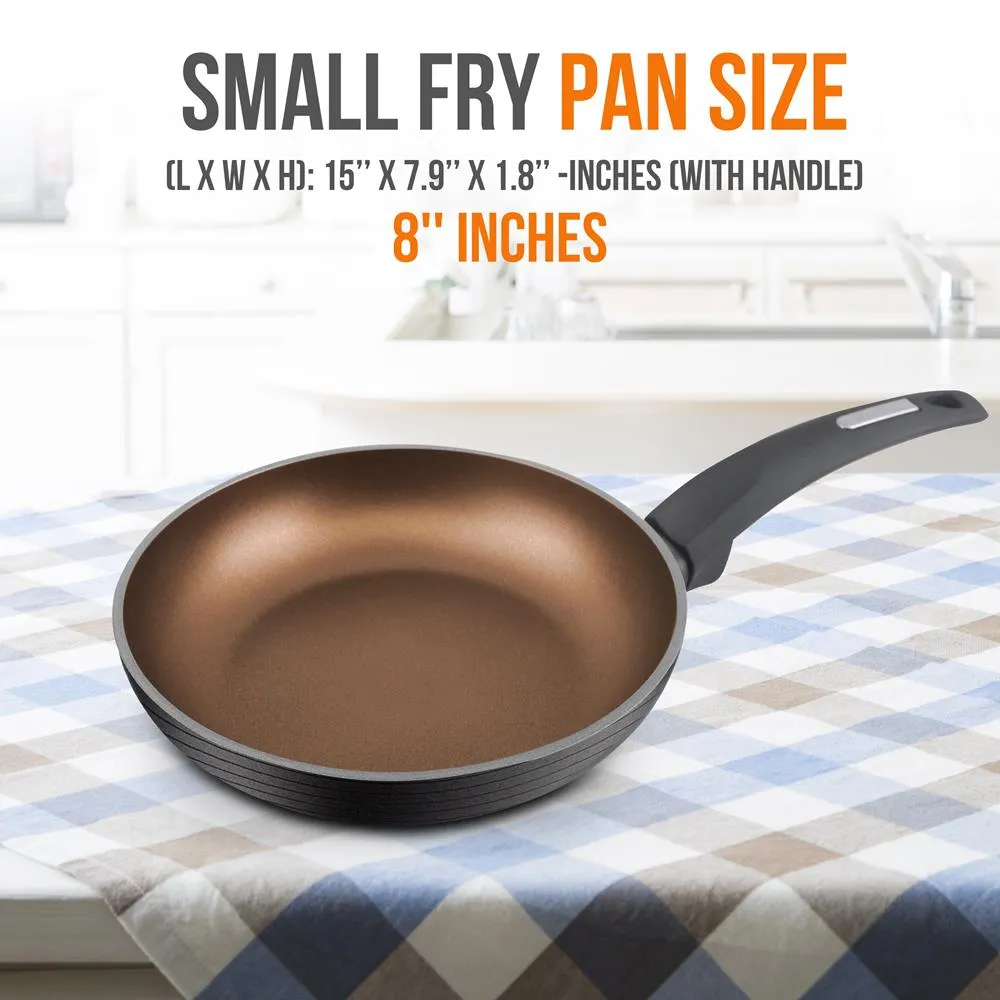 Nutrichef Poêle 20 cm Antiadhésive Striée Induction