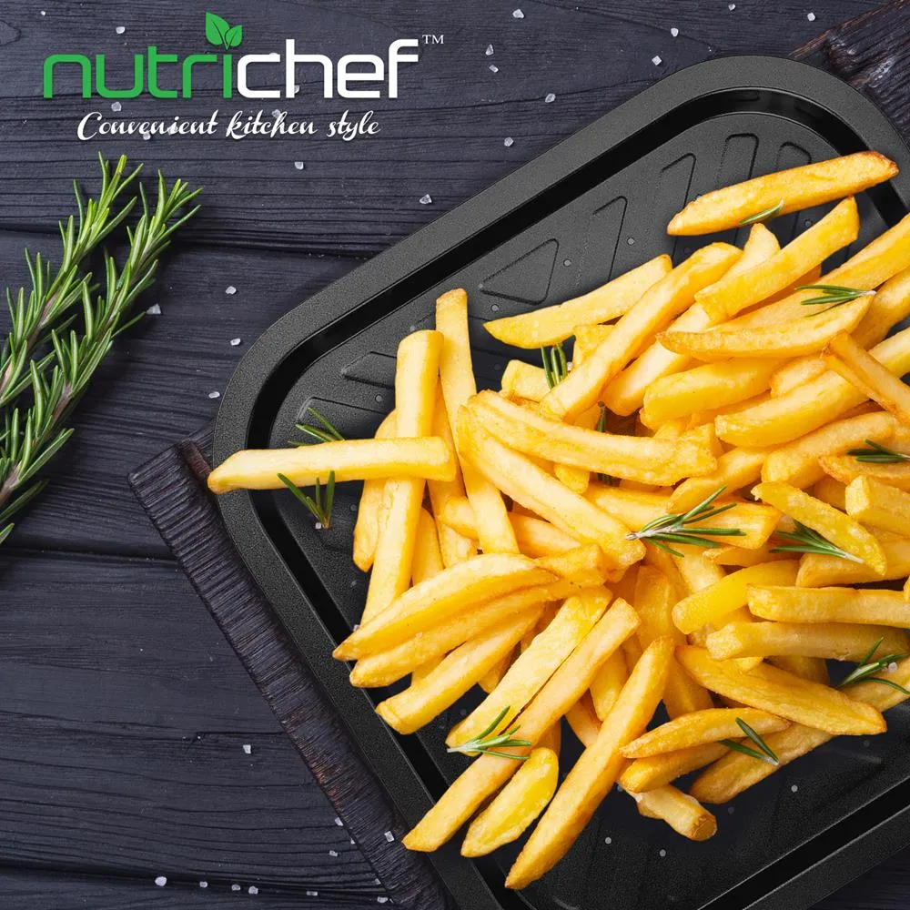 Nutrichef plaque four crispy antiadhésive NCBS10S noire