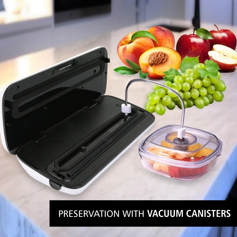 Nutrichef Machine Sous Vide Noire LED Tactile Sec Humide