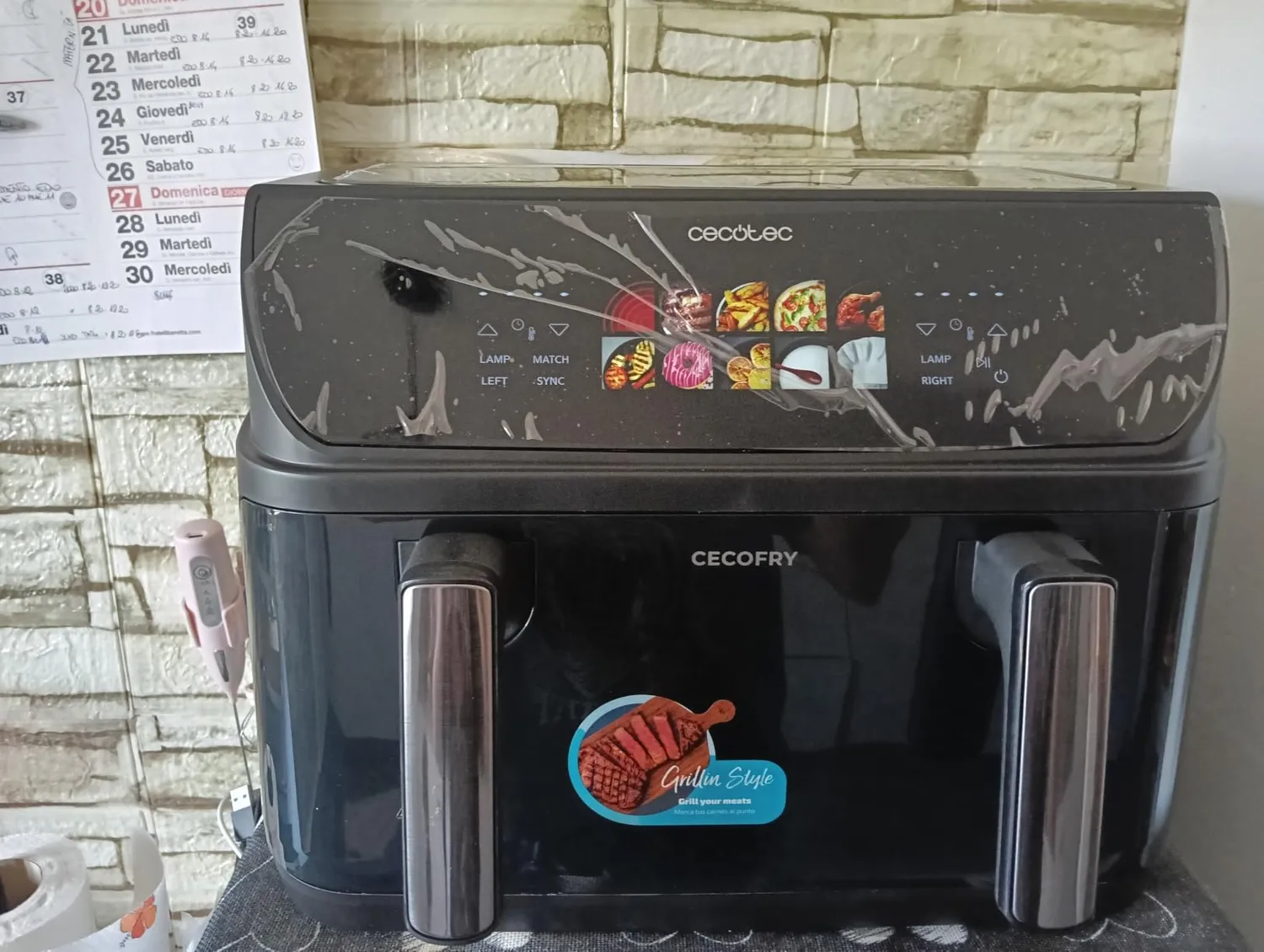 Cecotec Cecofry Grill Duoheat 10000 friteuse grill 10L noir