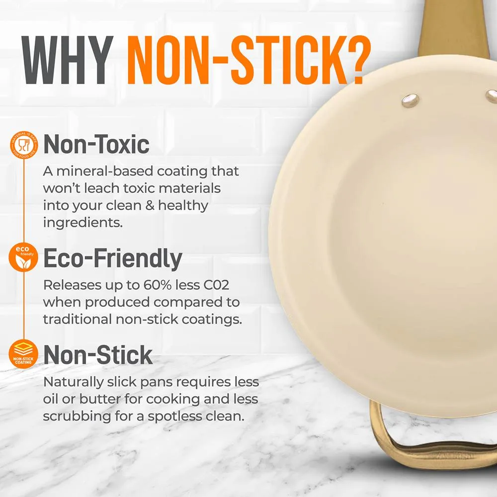 Nutrichef poêle antiadhésive 35 cm céramique induction