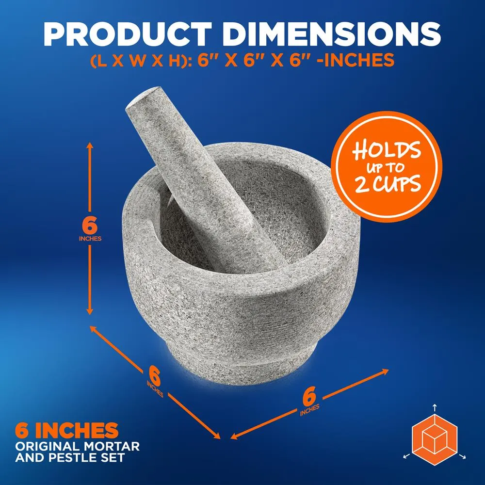 Nutrichef NCPSTL1 mortier pilon granit 15 cm