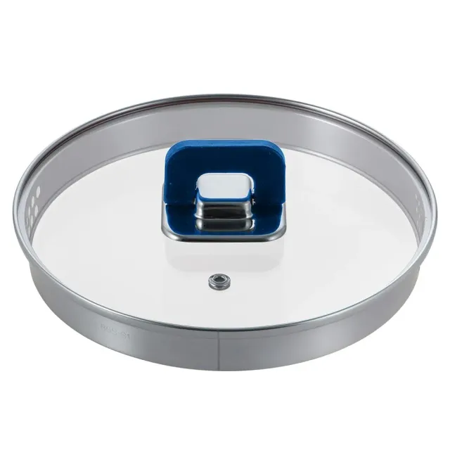 Nutrichef couvercle casserole verre bleu 20 cm