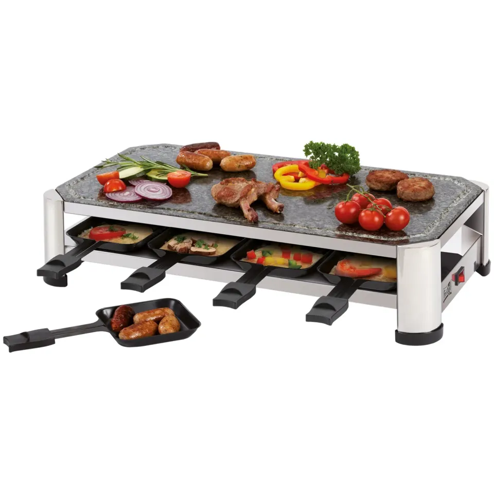 Fritel SG 2180 pierrade raclette 8 personnes sans PFAS