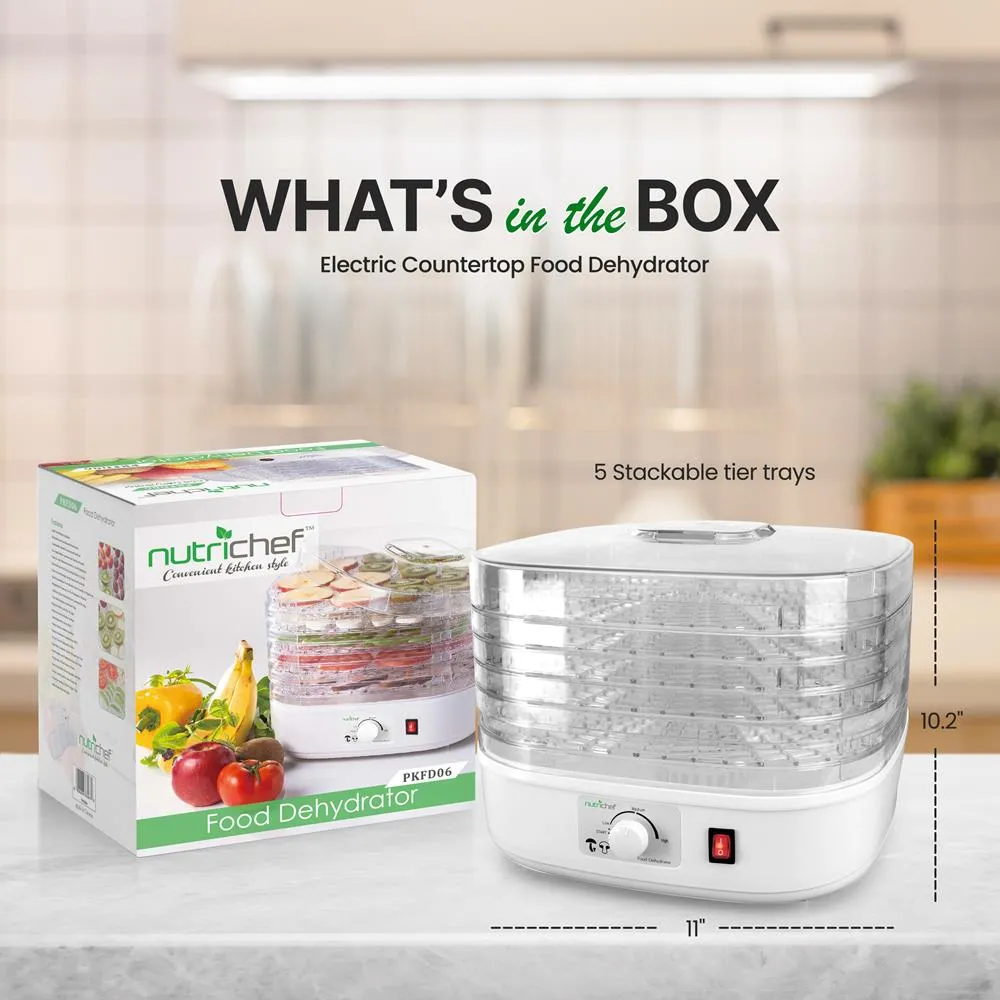 Nutrichef déshydrateur alimentaire électrique compact