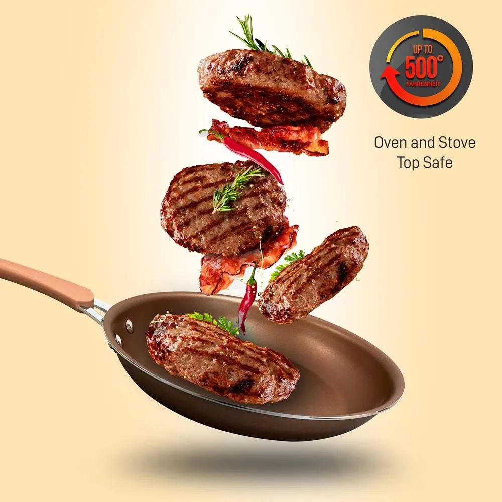Nutrichef Poêle 8 Pouces Antiadhésive Induction 20 cm