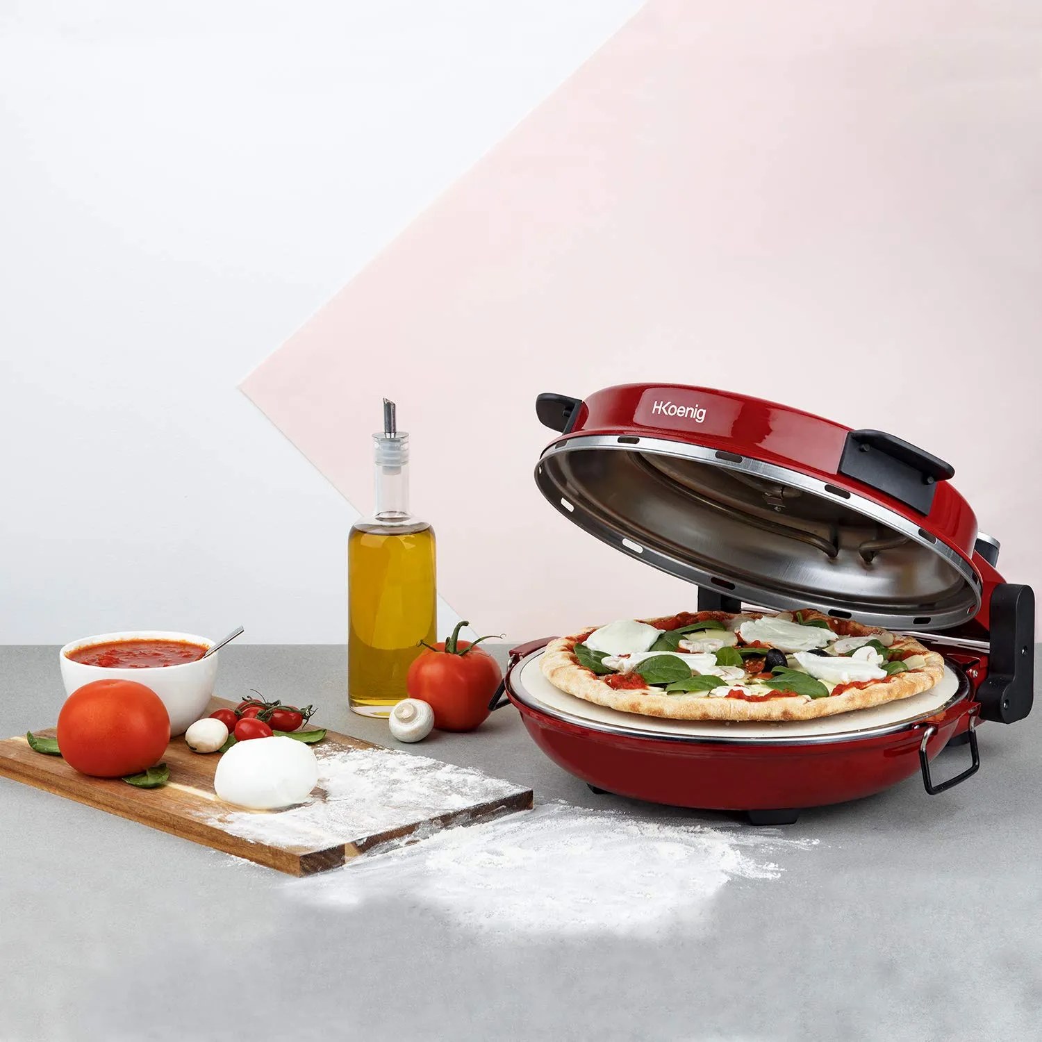 H.Koenig Napoletana NAPL350 four à pizza 32 cm 400°C