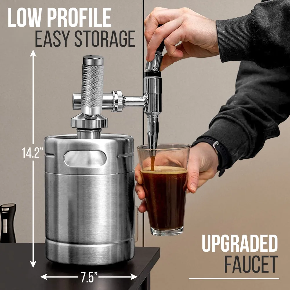 Nutrichef NCNTROCB10 cafetière nitro 1,9 L inox