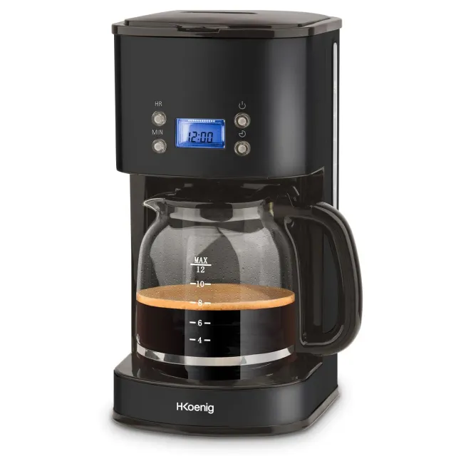 H.Koenig MG32 cafetière filtre programmable 1,5L 12 tasses