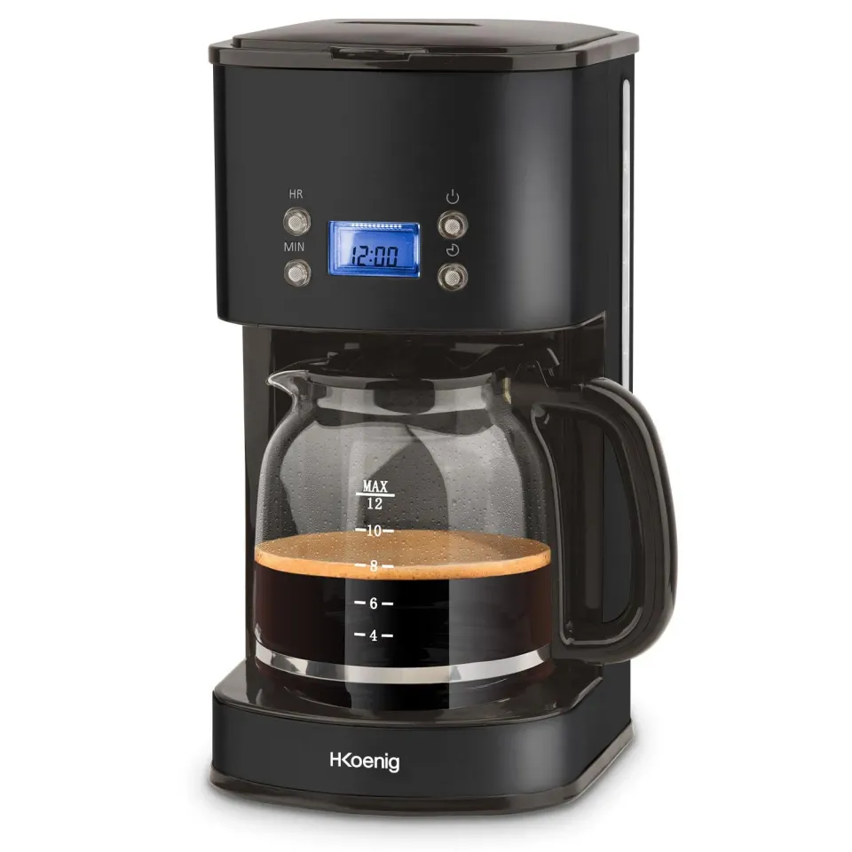 H.Koenig MG32 cafetière filtre programmable 1,5L 12 tasses