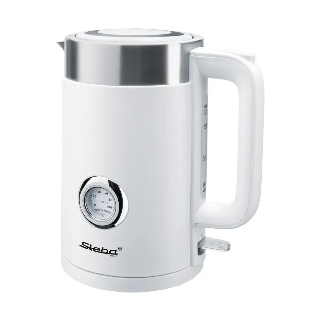 Steba WK 10 Bianco bouilloire blanche 1,7 L inox