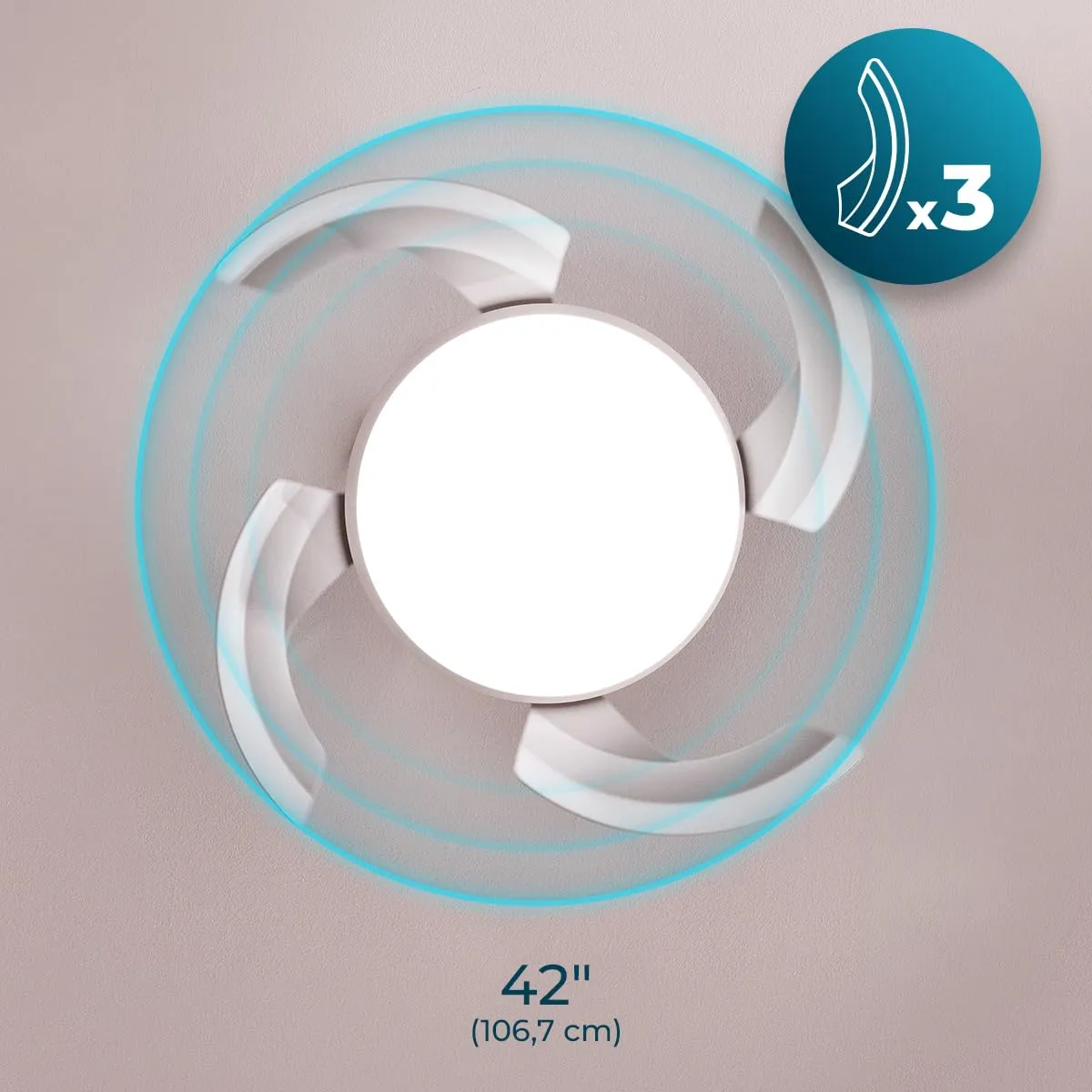 Cecotec EnergySilence Aero 4500 brasseur plafond noir