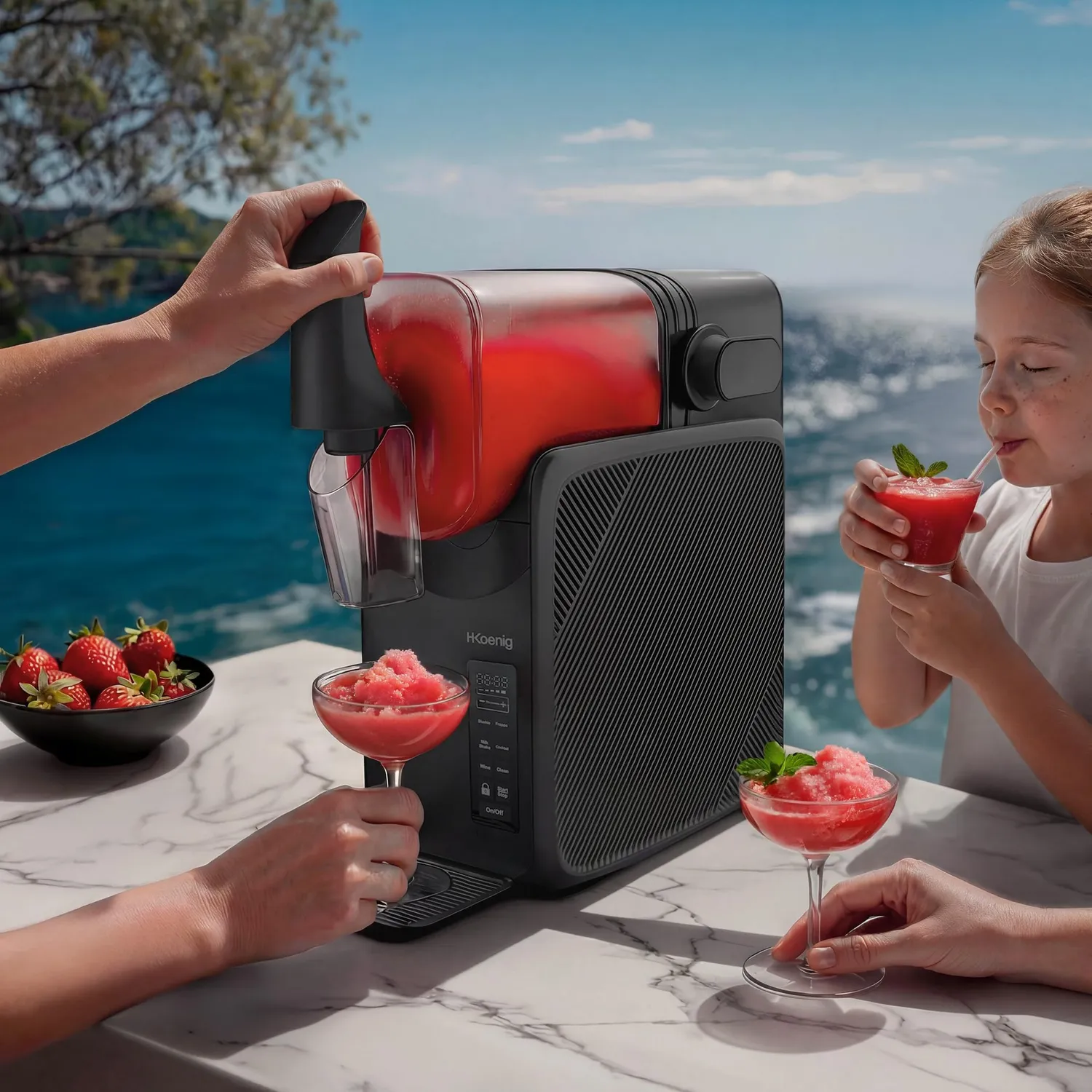 H.Koenig SLH800 machine à granité 2,5 L 5 modes tactile