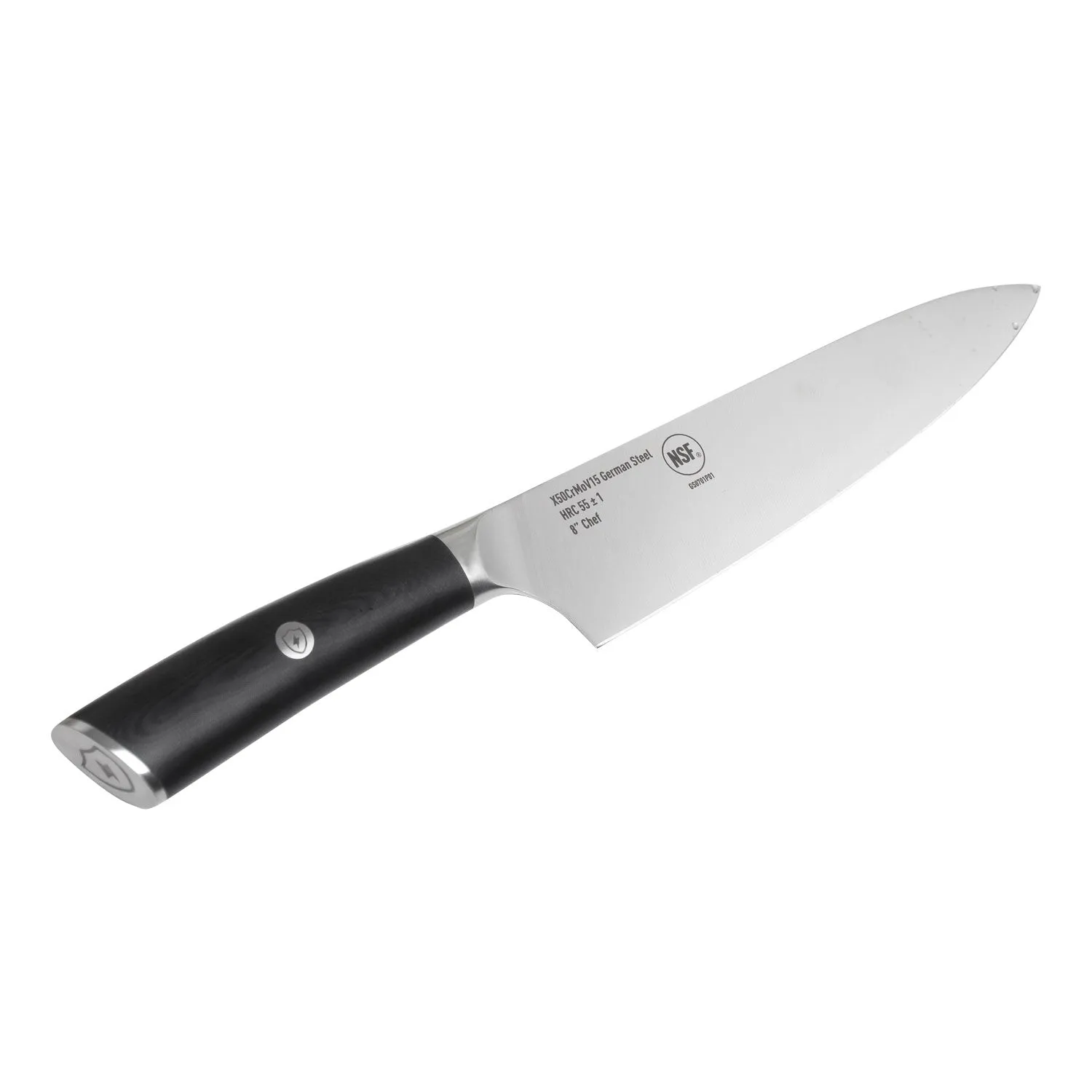 Thor set couteaux cuisine 7 pièces bloc bois allemand