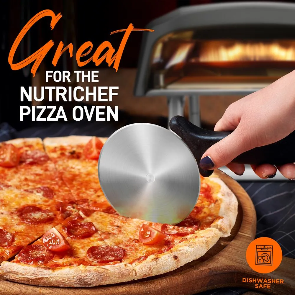 Nutrichef NCPIZOVN roulette à pizza inox