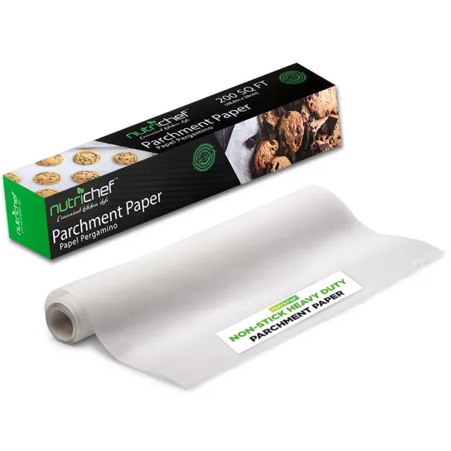 Nutrichef rouleau papier cuisson siliconé 48 m antiadhésif